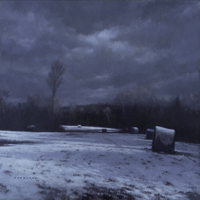 David Vosburgh, "Berkshire Nocturn", oil, $1,800, 16x16