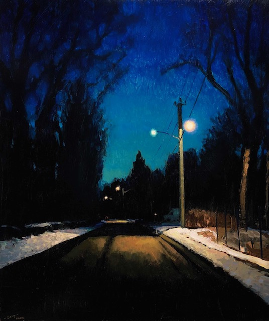 Polly Seip, "Starr Road", oil on panel, 24x20, $4,200