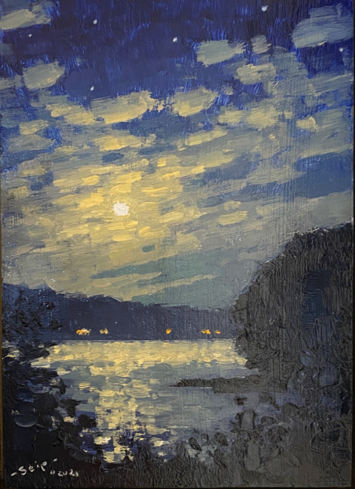 Polly Seip, "Sweet Dreams of You", 7x5, $600 SOLD