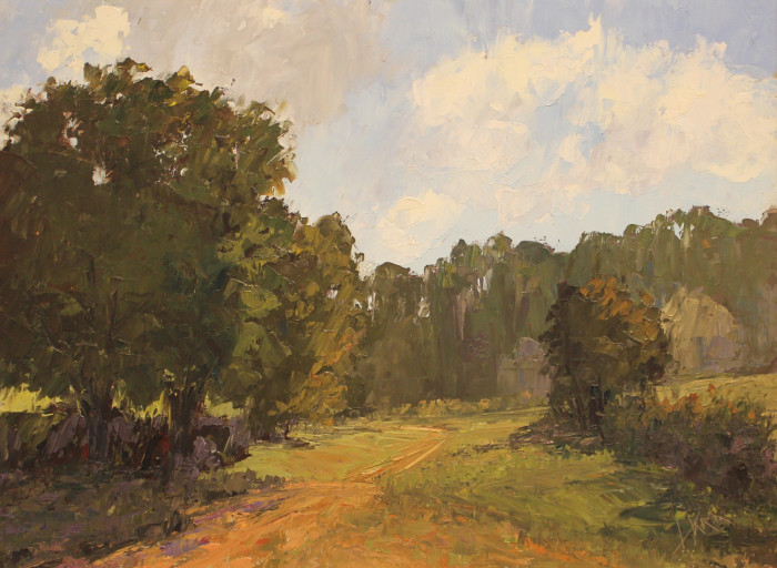 Howard Park, "Stone Acre Farm", Oil/Pastel, $2,400