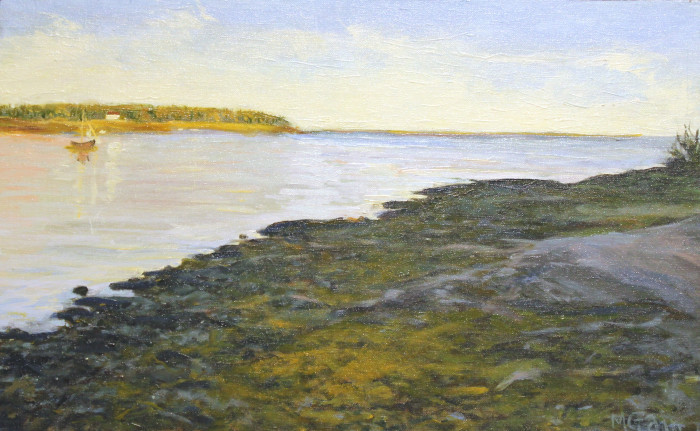 Michael Gain, "Equipoise", Oil, $625