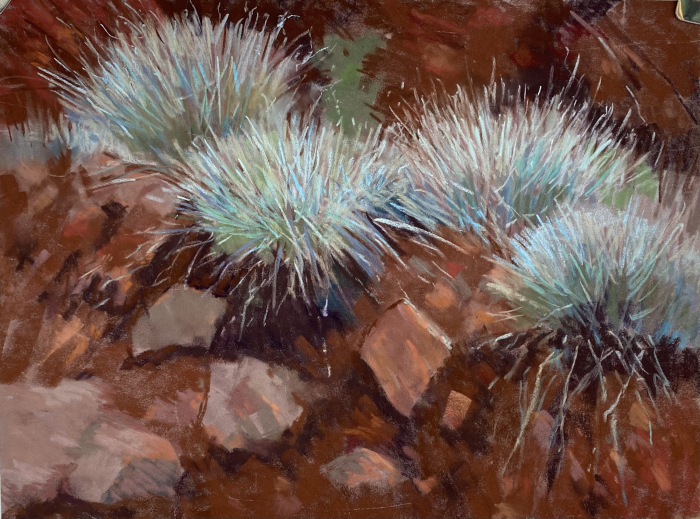 Jane Penfield, "Persistance", Pastel, $700
