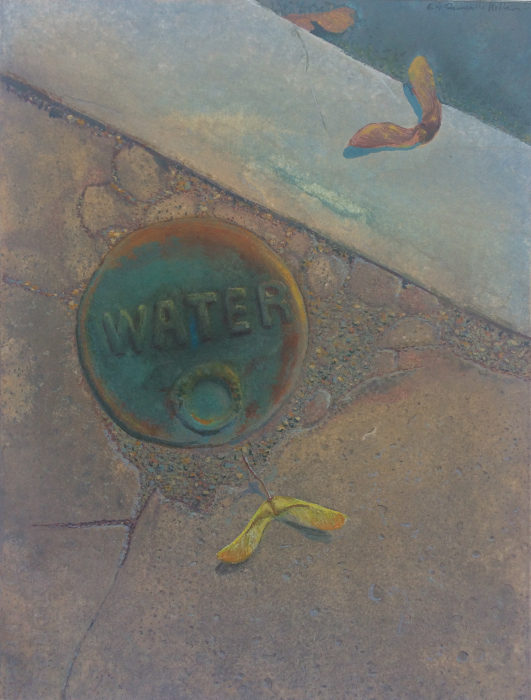 Earl Grenville Killeen, "At the Brink", Watercolor, $1,600