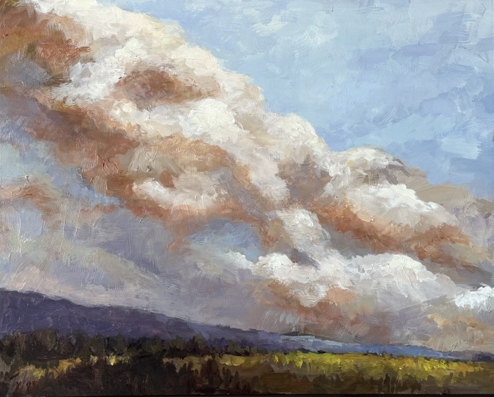 Bryan R. Tyler, "Wildfire", Oil, $2,200