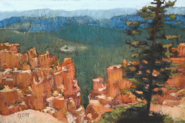 Heather Quay, "Bryce Canyon", Pastel, $375