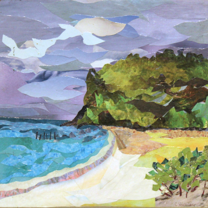 Candice Weigle-Spier, "Shark Pen", Mixed Media, $850