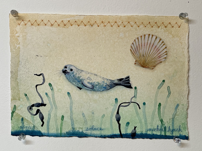 Michael Lynch, "Solace", Watercolor, $400