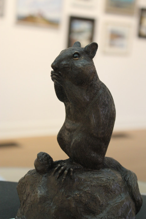 Susan Van Winkle, "Sometimes You Feel Like a Nut", Cold Cast Bronze, $425