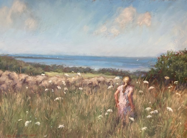 Joann Ballinger, "Nature's Garden", pastel, $1,850