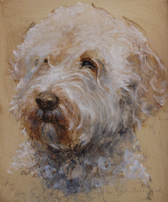 Jack Broderick, "Bentley", oil, $860