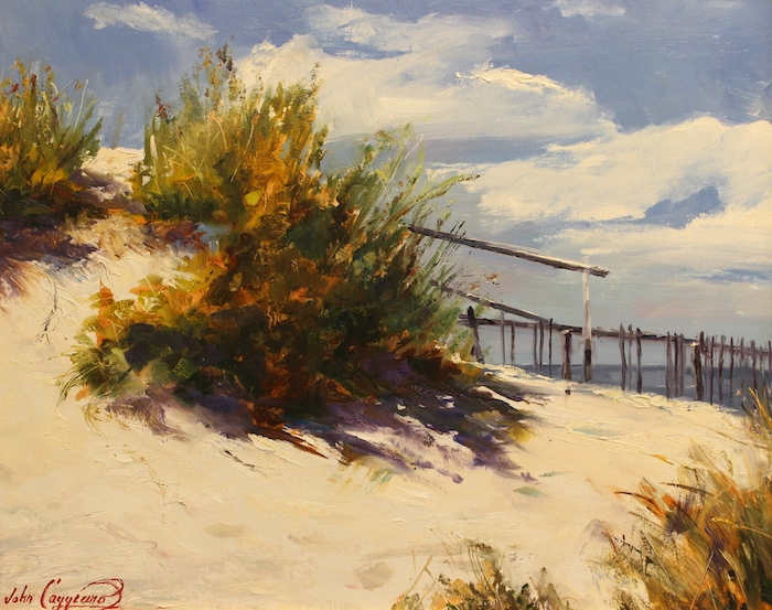 John Caggiano, "Summer Dunes", oil, $3,200