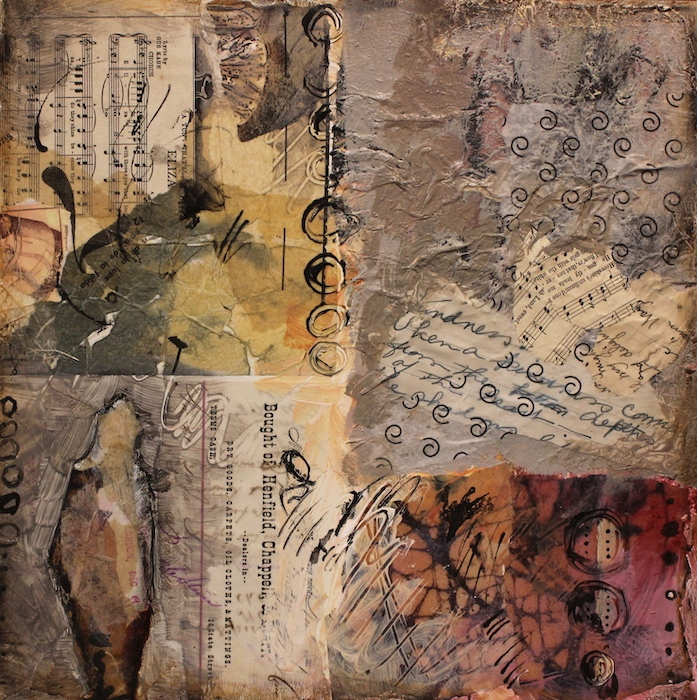 Carol Dunn, "Eliza's Song", mixed media, $225