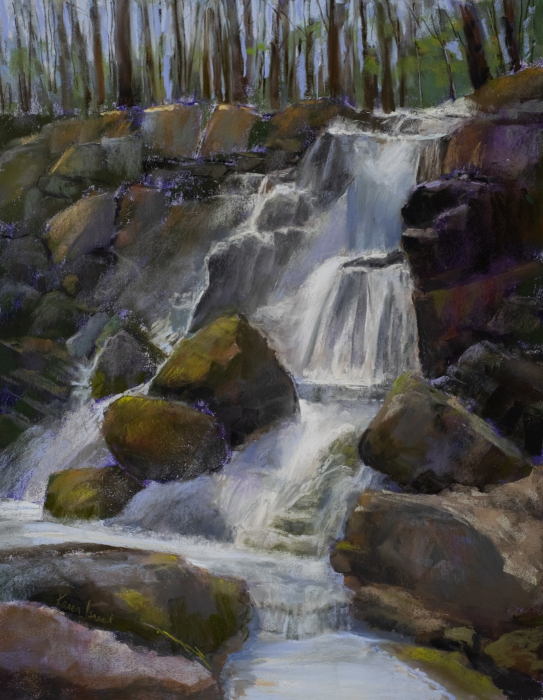 Karen Israel, "Sound and Fury", pastel, $1,600