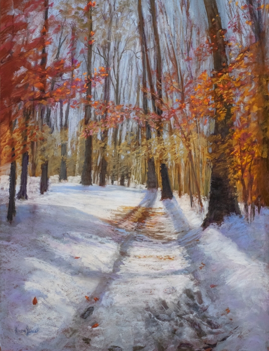 Karen Israel, "Trail Blazers", pastel, $1,700