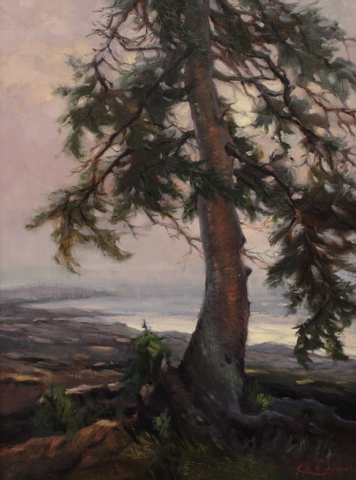 Jackie Jones, "Last One Standing", oil, $4,000