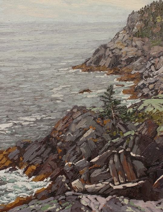 Jim Laurino, "Little White Head", oil, $1,900