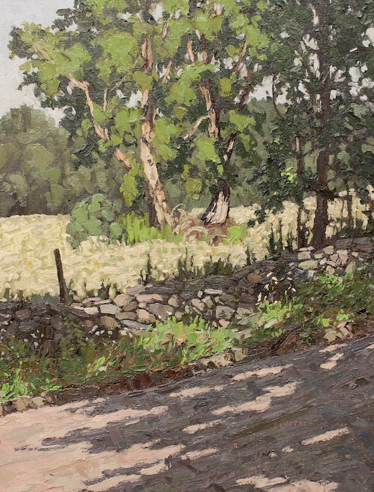 Jim Laurino, "Summer Lane", oil, $1,800