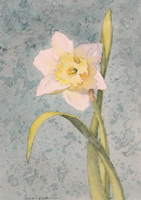 Barara Maiser, "Arabesque", watercolor, $450