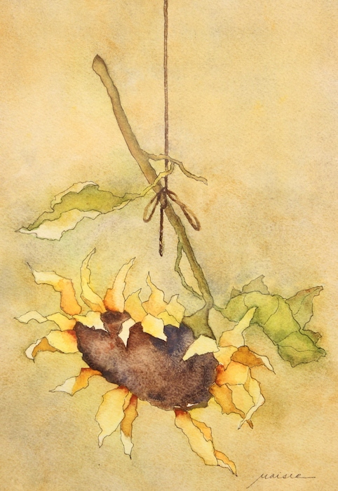 Barbara Maiser, "Summer's End", watercolor, $700