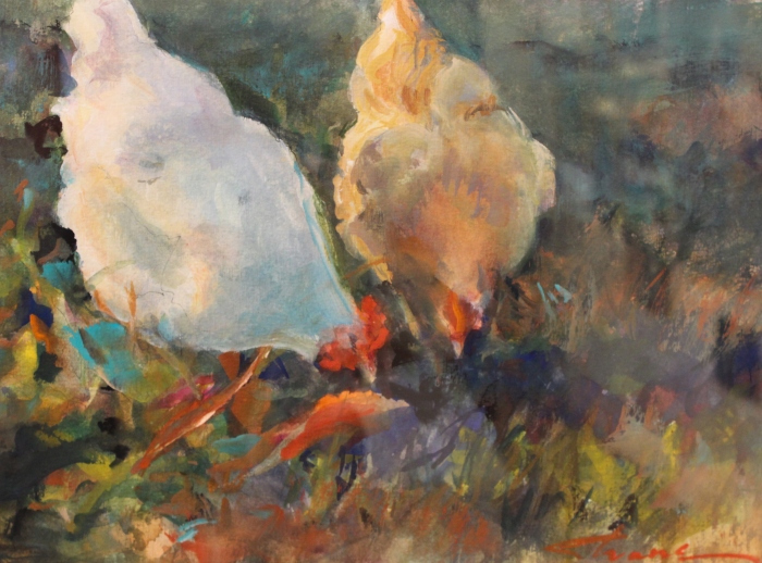 Shauna Shane, "Breakfast ", watercolor, $550