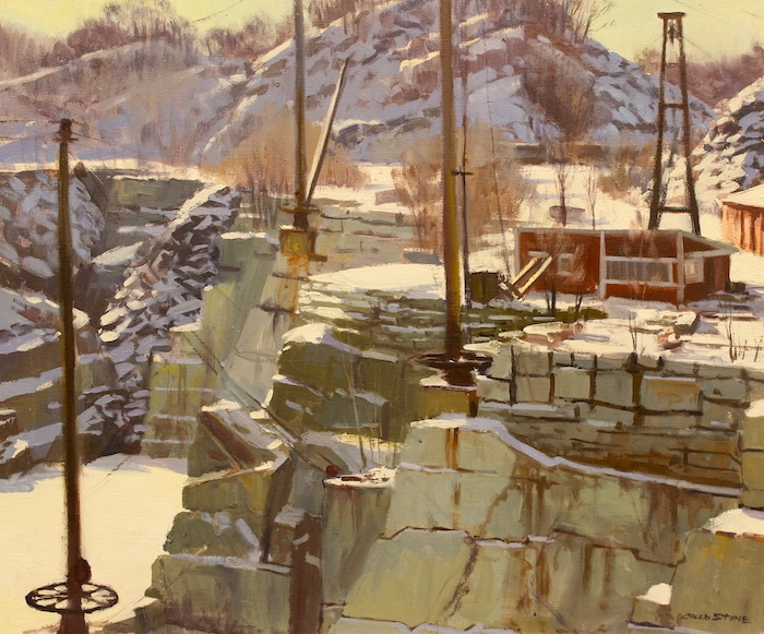 Caleb Stone, "Stone Age", oil, $4,200