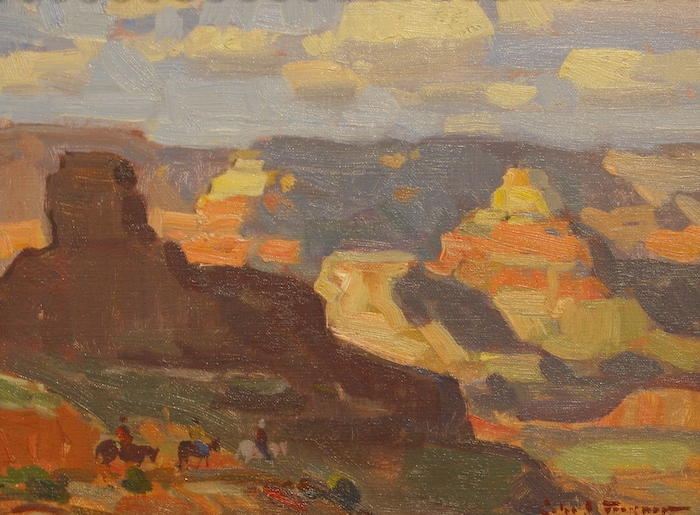 John C. Traynor, "Bright Angel Trail", oil, $3,900