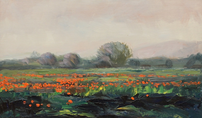 Nelson H. White, "The Poppy Field", oil, $6,000