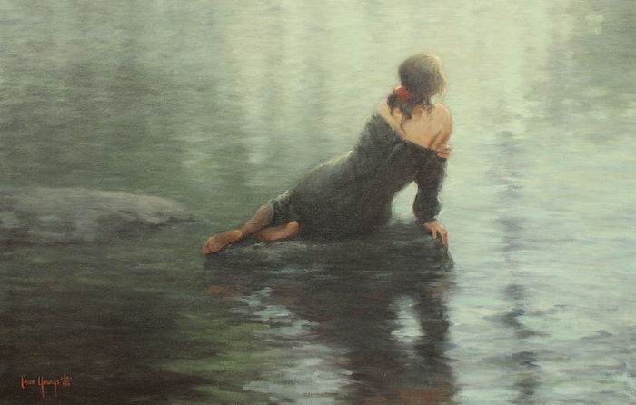 Cean Youngs, "Somewhere Out There", oil, $17,000
