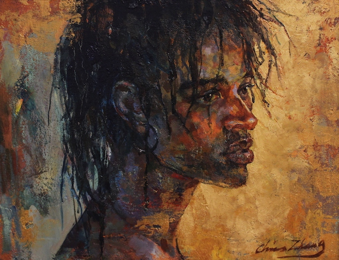 Christopher Zhang, "Golden Age", oil, $4,900