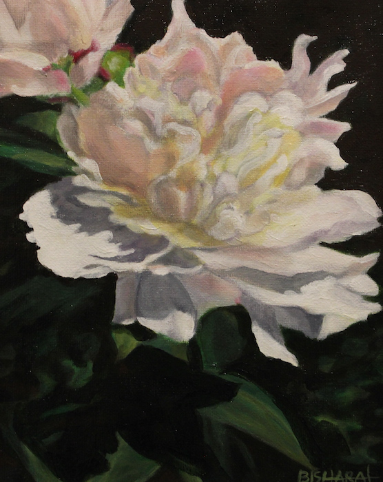 Dawn Bisharat, "Blushed", acrylic, $400