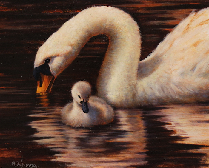 Mally DeSomma, "Heart to Heart", oil, $495