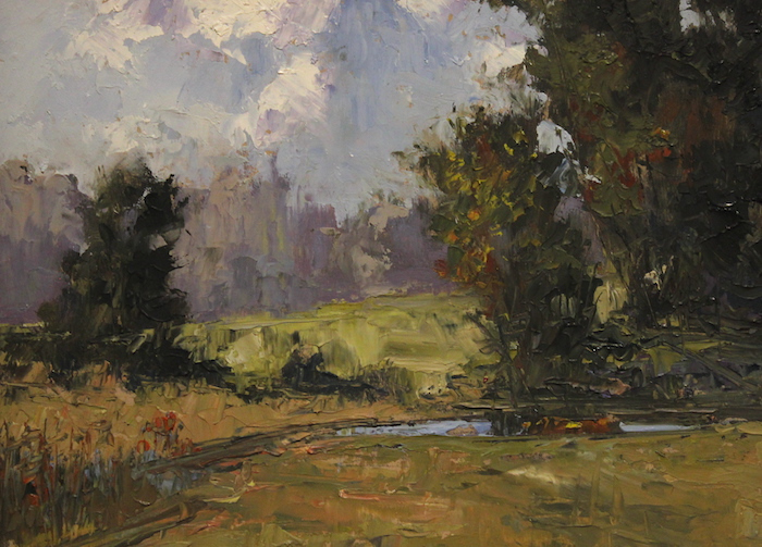 Howard Park, "Spring Showers", oil, $300