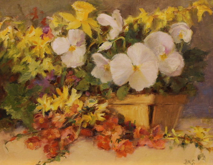 Beverly Schirmeier, "Ready to Plant", oil, $625