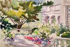 Ralph Acosta, "Spring in the Air", watercolor, $1,150