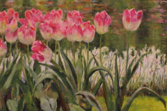 Maura M. Cochran, "Many Tulips, Keukenhof Gardens, Holland", oil, $1,000