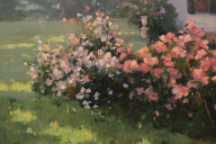 Barbara Lussier, "Azaleas", oil, $1,600