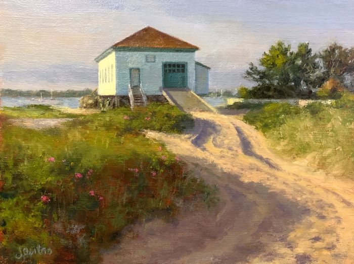 Susan Jositas, "The Hatchery", oil, 9x12, $1,400