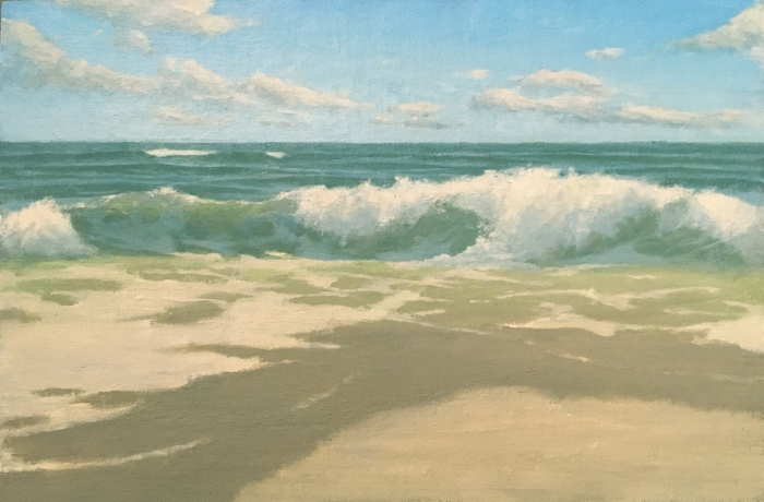 Anthony Davis, "Clearing Skies", oil, 8x12, $575