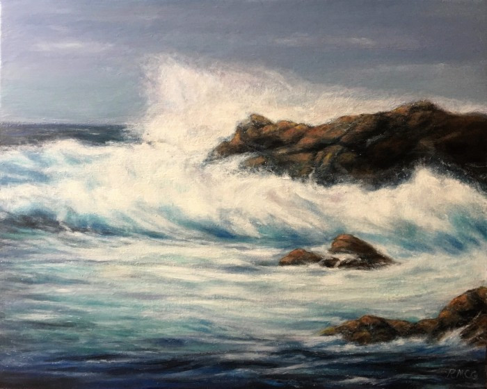 Rose-Mary Gates, "Breaking Dawn", oil , 16x20, $800