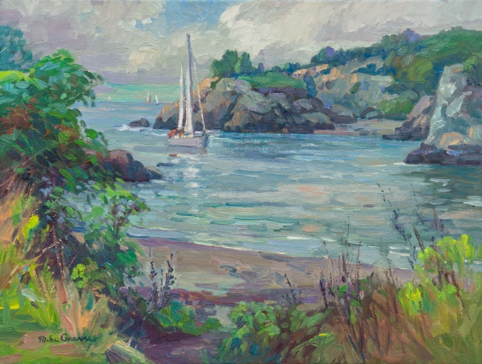 Michael Graves, "Incoming Sailboat", oil, 18x24, $3,300