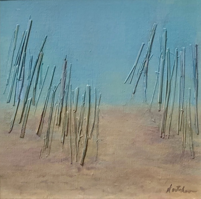 Deborah Kotchen, "Beach Path", oil, 8x8, $375