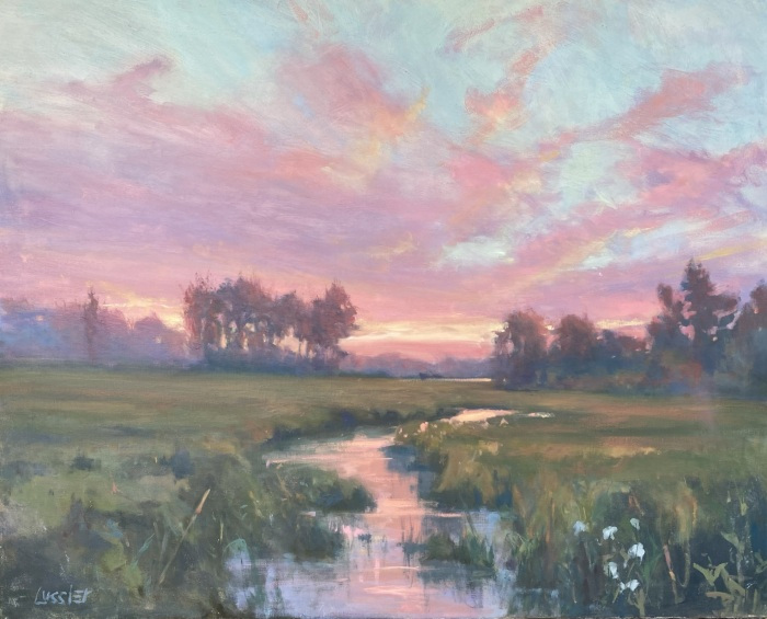 Barbara Lussier, "Vapor", oil, 24x30, $6,400