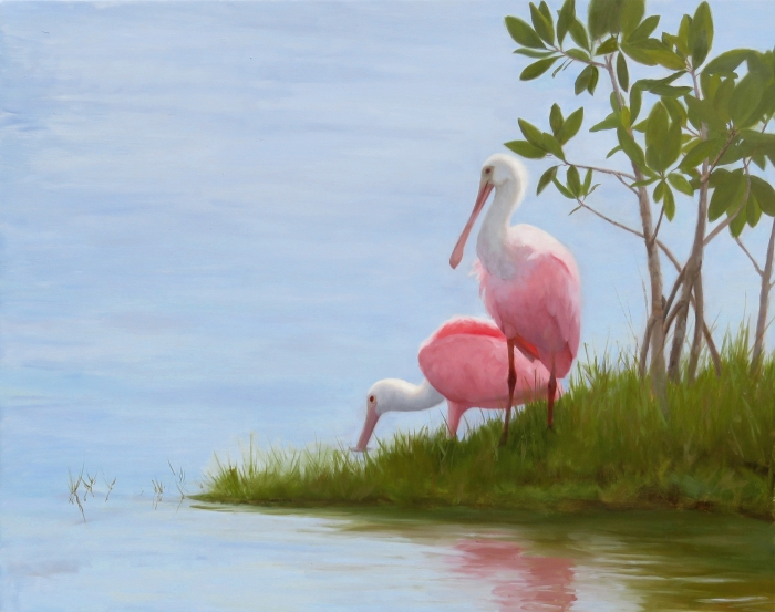 Jan Prentice, "Unruffled", oil, 22x28, $2,200