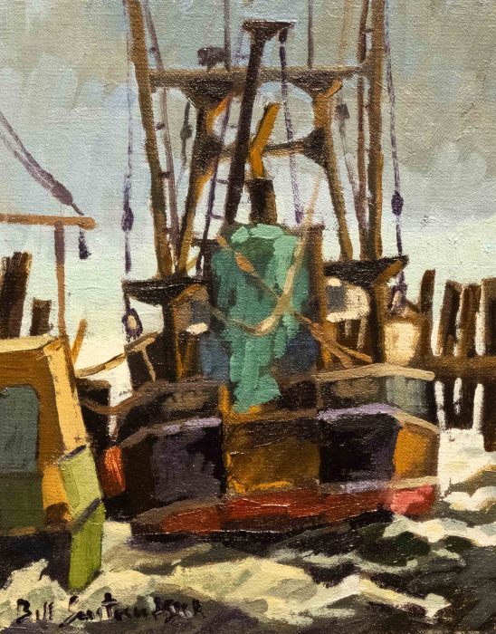 Bill Sonstrom, "Sun and Wind", oil, 10x8, $450
