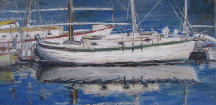 Beverly Tinklenberg, "At Rest", oil, 6x12, $250