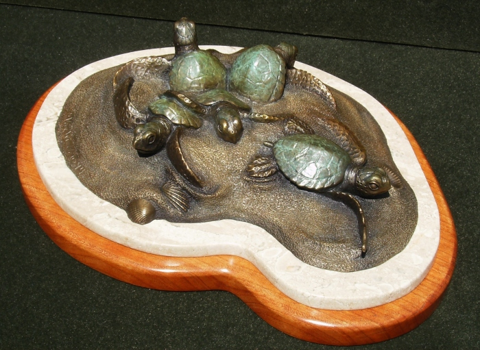 Susan VanWinkle, "Perseverance", bronze, $3,100