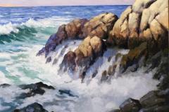 Harley Bartlett, "The Churning Sea", oil, 26x26, $10,000