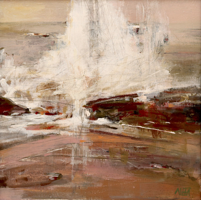 Aleta Gudelski, "Impact", acrylic, $750