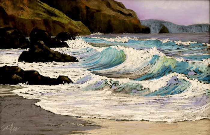 Christine Ivers, "Nature's Hypnotist II", pastel, $1,100