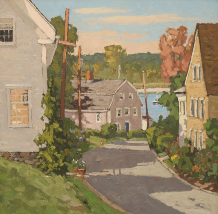 Jim Laurino, "Babson Point View", oil, $2,200